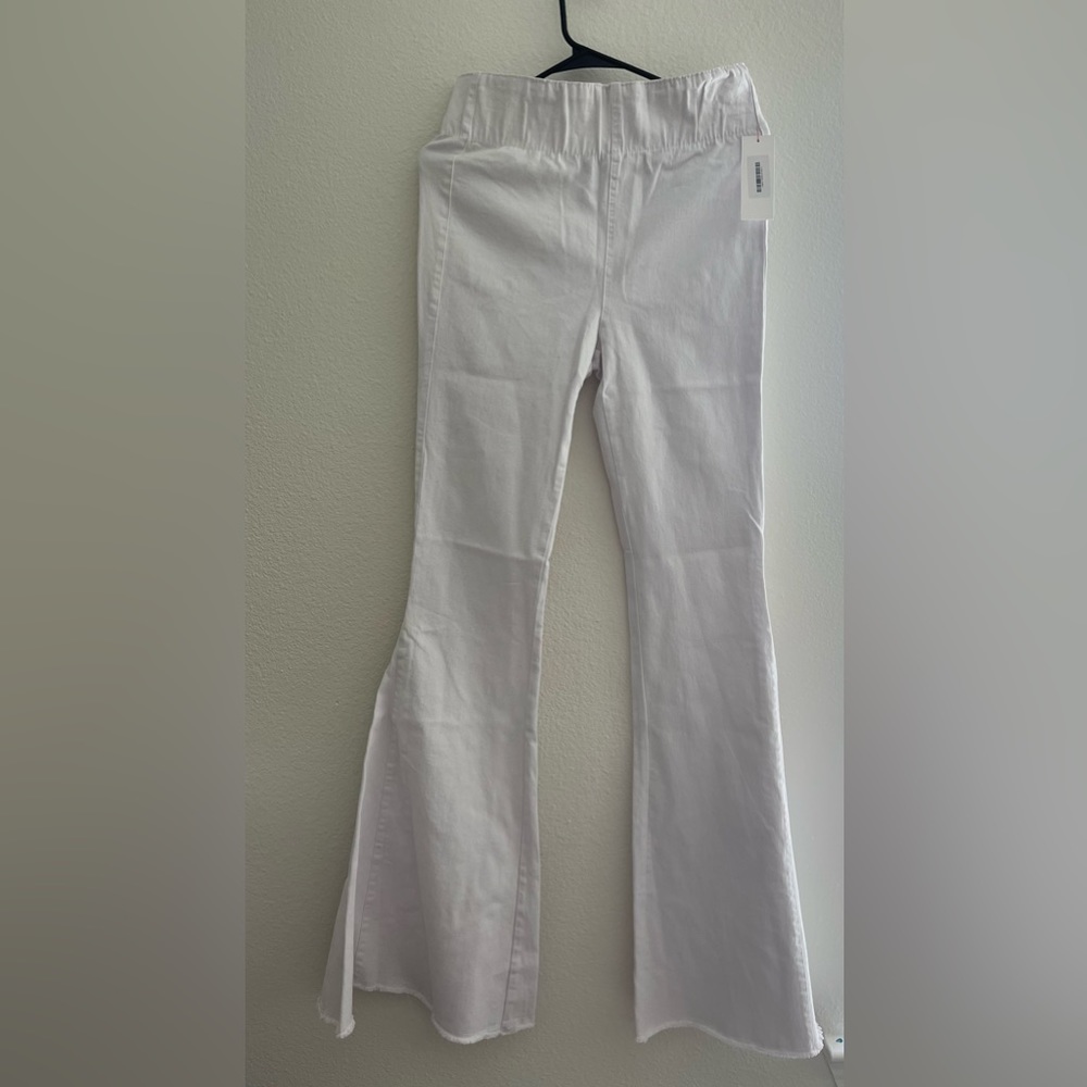 White Pull On Flairs